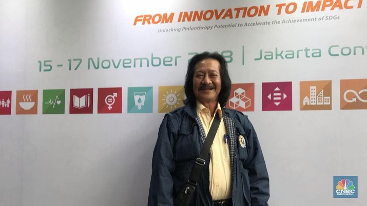 Direktur Indofood, Franky Welirang (CNBC Indonesia/Lynda Hasibuan)