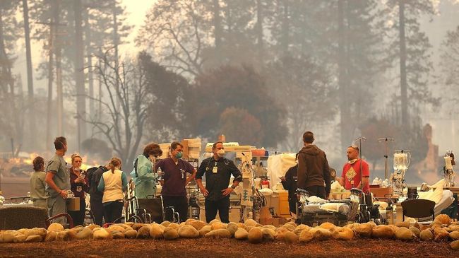Kebakaran California, Jumlah Orang Hilang Tembus 600