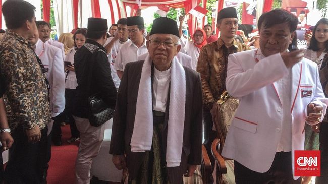 Ma'ruf Amin Yakin Didukung Seluruh Warga NU Jakarta