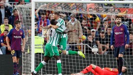 Babak Pertama, Barcelona Tertinggal 0-2 dari Real Betis