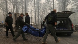 Korban Tewas Kebakaran Hutan California Menjadi 42 Orang