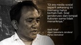 Andi Arief, Wakil Sekretaris Jenderal Partai Demokrat.