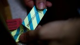 Penerimaan tiket Bioskop Breitenseer Lichtspiele di Wina, Austria, 11 Oktober 2018. (REUTERS/Lisi Niesner)