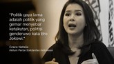Grace Natalie, Ketum Partai Solidaritas Indonesia (PSI).