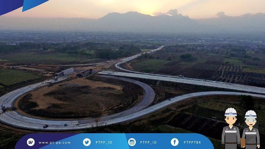 Infrastruktur Jalan Tol Pandaan -Malang (Instagram @ptpp )