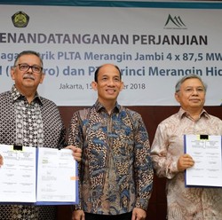 PLN Teken PPA Listrik PLTA 350 MW dengan Perusahaan Kalla