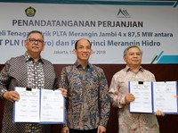 PLN Teken PPA Listrik PLTA 350 MW dengan Perusahaan Kalla