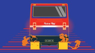INFOGRAFIS: Metromini Dipaksa Mati