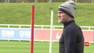 VIDEO: Latihan Terakhir Rooney Bersama The Three Lions