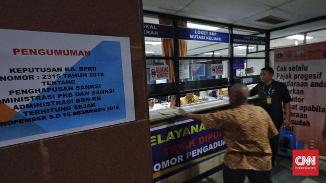 Pemprov DKI Perpanjang Masa Penghapusan Denda Pajak Kendaraan