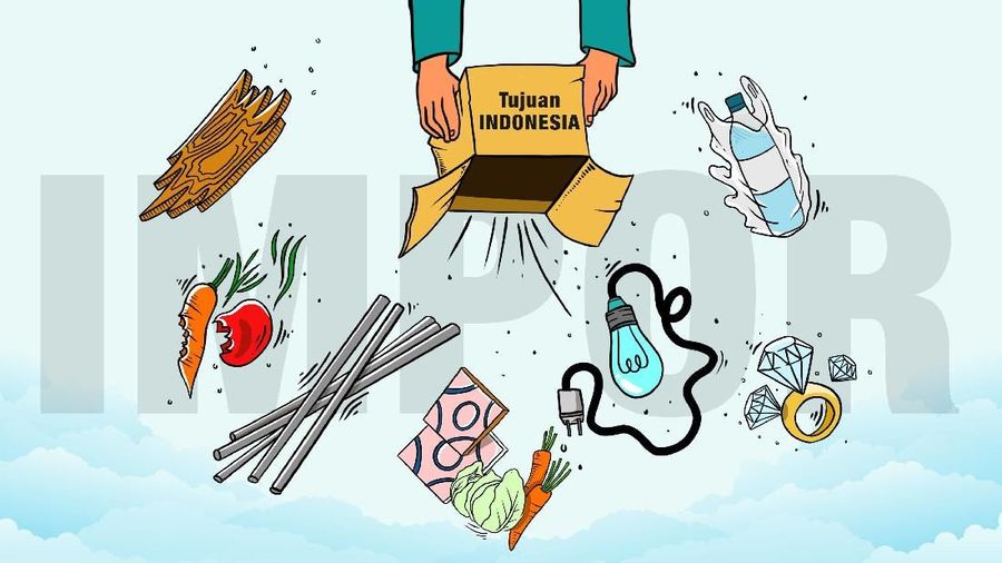 10 Golongan Barang yang paling banyak di Impor RI Oktober 2018