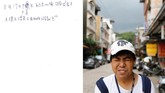 Diary Chen Hong-zhi bukanlah catatan curahan hati biasa. Buat Chen, catatan harian miliknya adalah hidupnya. (REUTERS/Tyrone Siu)