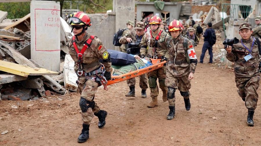 Dibayangi dengan latar belakang kedua negara ini yang sedang memanas tentang perang dagang, tetapi tidak untuk para prajurit dari China dan Amerika Serikat.