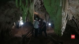 VIDEO: Keindahan Stalaktit dan Stalakmit Alami Goa Tolu Liang