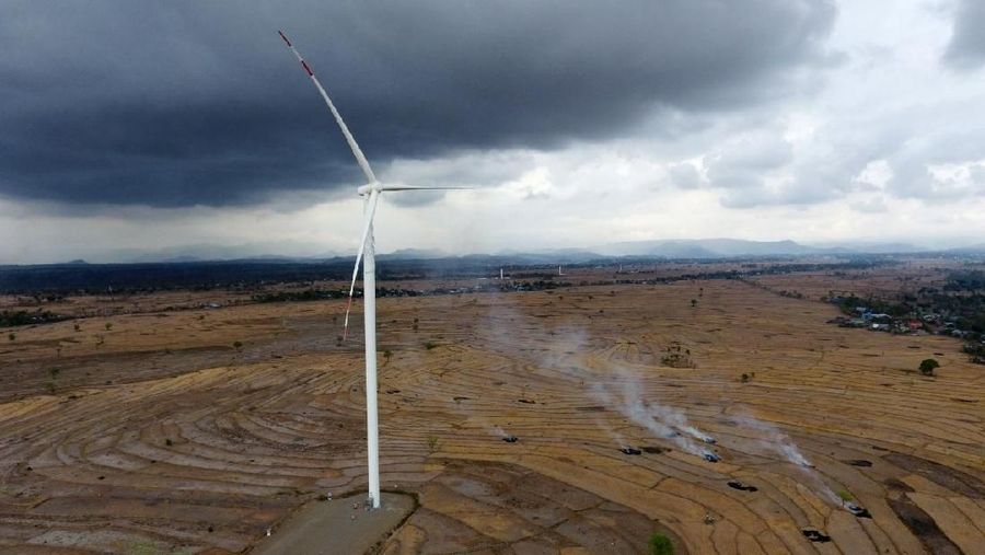 Pembangkit Listrik Tenaga Bayu (PLTB) di Jeneponto, Sulawesi Selatan (Ist Kementrian ESDM)