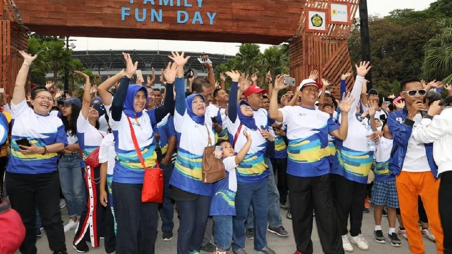 Peringati Hari Listrik Nasional ke-73 tahun, 25 ribu orang pegawai PLN padati JCC dan Gelora Bung Karno, Senayan