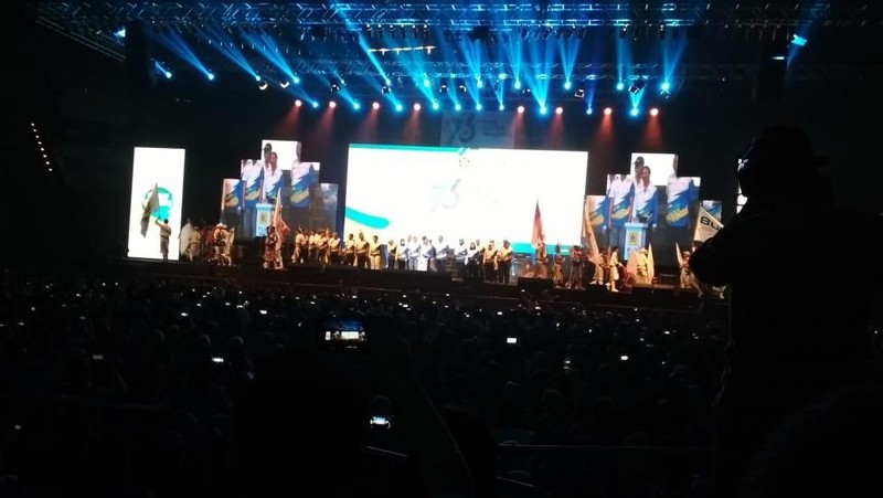 Peringati Hari Listrik Nasional ke-73 tahun, 25 ribu orang pegawai PLN padati JCC dan Gelora Bung Karno, Senayan