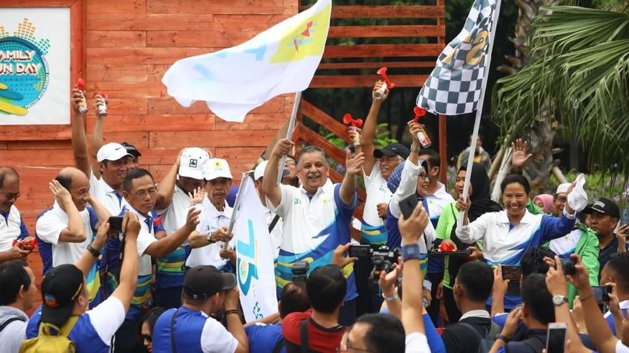 Peringati Hari Listrik Nasional ke-73 tahun, 25 ribu orang pegawai PLN padati JCC dan Gelora Bung Karno, Senayan