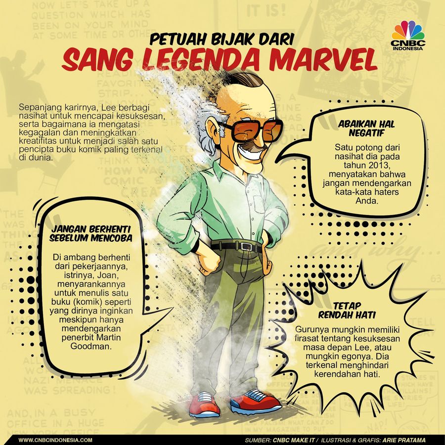3 Pesan Stan Lee untuk Calon Pahlawan Masa Depan Tiga pesan legenda marvel untuk pembacanya, yang ingin seperti superhero