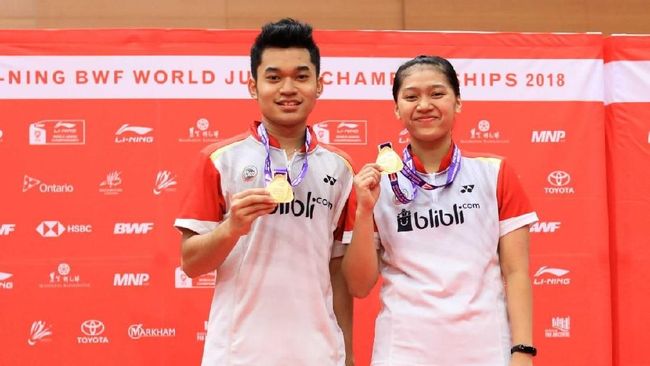 Indonesia Raih Emas di Kejuaraan Dunia Bulutangkis Junior