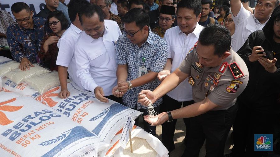 Badan Pusat Statistik (BPS) mencatat rata-rata harga beras premium dan medium mengalami kenaikan sepanjang Juli 2019.