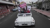 Informasi palsu alias hoaks menjadi ancaman paling disorot oleh penyelenggara, pengawas, dan peserta pemilu. Kampanye untuk melawan hoaks gencar digerakkan selama masa kampanye ini. (ANTARA FOTO/Andreas Fitri Atmoko)