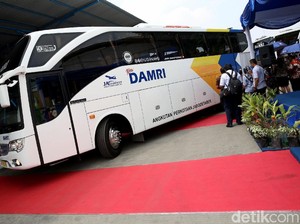 Mulai Februari, DAMRI Bandara Soetta dan Trans Jawa Bayarnya Cashless