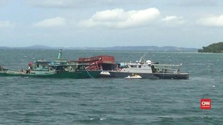 VIDEO: Lima Kapal Ikan Vietnam Ditenggelamkan di Batam