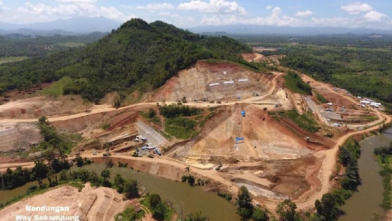 Bendungan senilai Rp 1,7 T juga akan menyediakan air baku untuk Kota Bandar Lampung, Kota Metro dan Kabupaten Lampung Selatan.