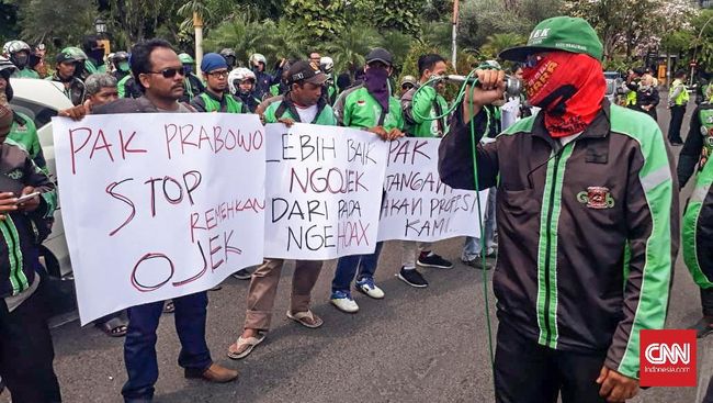 BPN Klaim 15 Ribu Driver Ojol Akan Beri Dukungan ke Prabowo