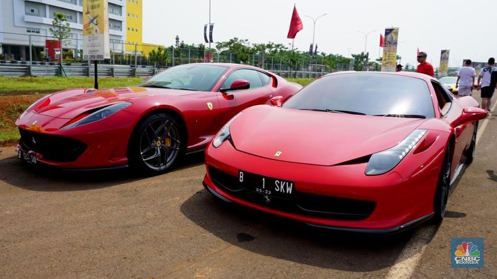 Ketika Pemilik  Ferrari  Berkumpul Adu Kecepatan di  Tangsel 