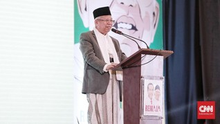 Ma'ruf Tak Khawatir DNI Turunkan Elektabilitas Jokowi
