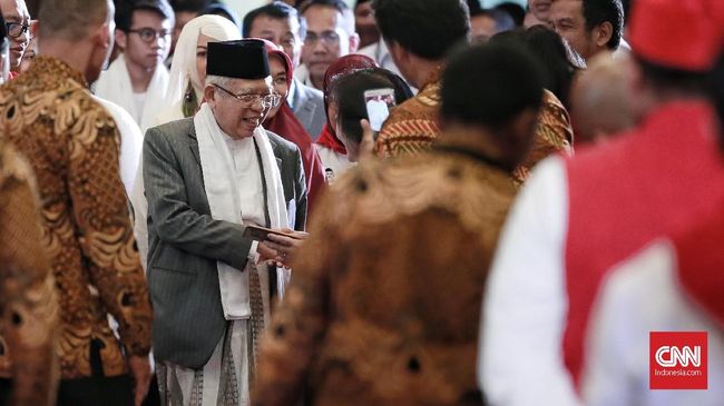 Ma'ruf Amin Respons Ustaz Malaysia soal Maksiat dan Tsunami