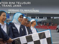 Video: Menteri Rini Menelusuri Tol Trans Jawa