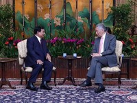 Bertemu PM Singapura, Prabowo Paparkan Prospek Ekonomi RI