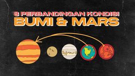 INFOGRAFIS: 8 Perbandingan Kondisi Bumi dan Mars