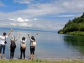 Keseruan Para Milenial Menjelajah Sisi Lain Danau Toba