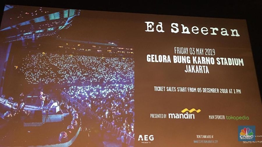 Cara beli tiket konser Ed Sheeran lebih ketat untuk cegah praktik percaloan