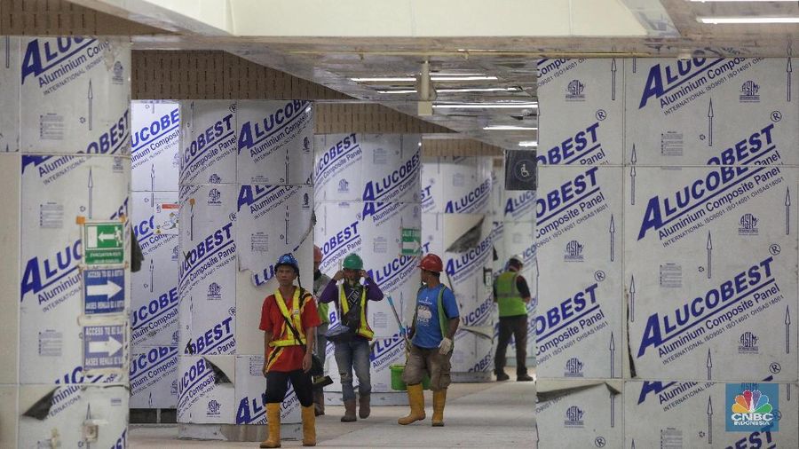 Proyek MRT Jakarta fase I rute Lebak Bulus-Bundaran HI sepanjang 16 km saat ini pengerjaanya telah mencapai 96,52%.