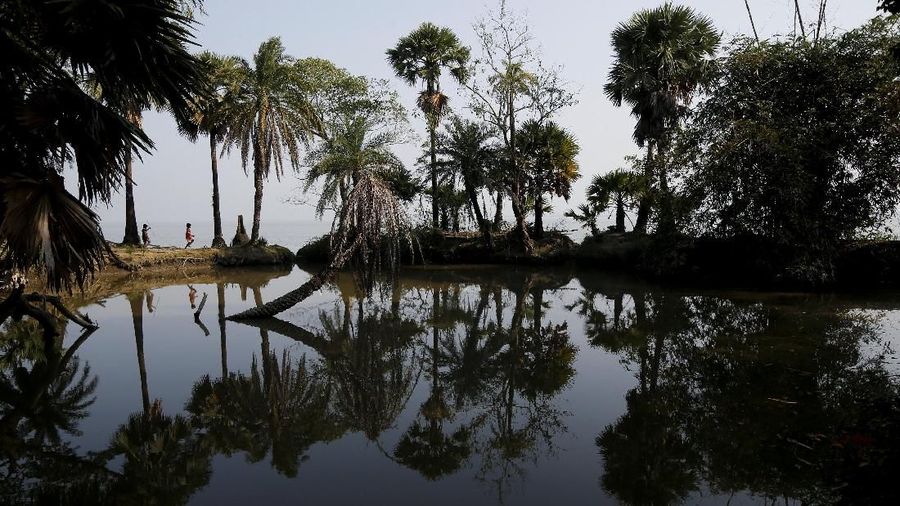 Ghoramara adalah salah satu dari banyak pulau di delta yang terkena dampak naiknya permukaan laut.