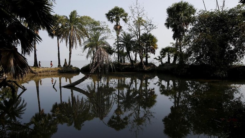 Ghoramara adalah salah satu dari banyak pulau di delta yang terkena dampak naiknya permukaan laut.