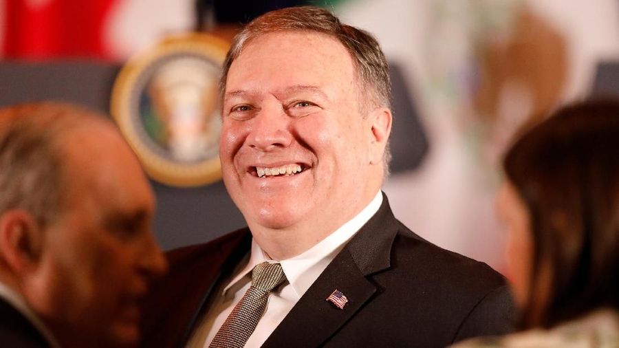 U.S. Secretary of State Mike Pompeo looks on before the USMCA signing ceremony during the G20 leaders summit in Buenos Aires, Argentina November 30, 2018. REUTERS/Andres Stapff