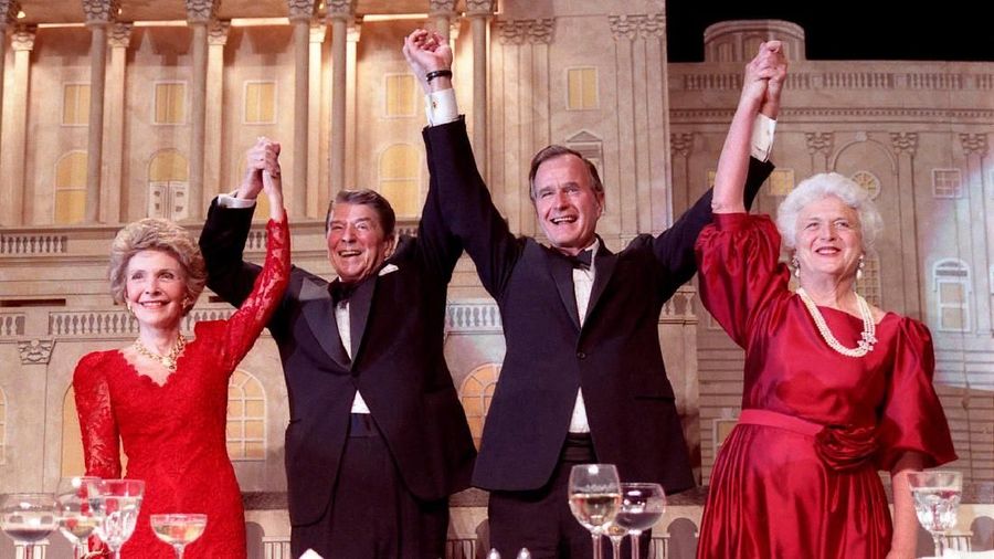 Mantan Presiden AS President George H.W. Bush. George Bush Presidential Library and Museum/Handout via REUTERS/File Photo