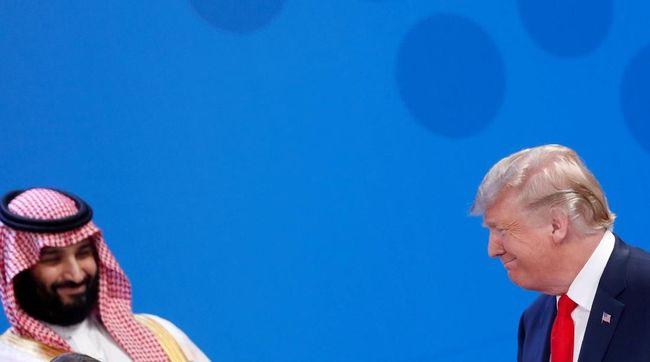 Putra Mahkota Arab Saudi MBS '4 Mata' dengan Trump di AS, Ada Apa?