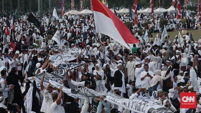 Lagu 2019 Ganti Presiden Menggema di Reuni Aksi 212