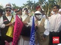 Bendera Tauhid Warna-warni Bertebaran di Reuni Aksi 212
