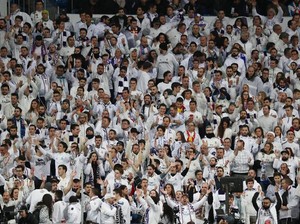 Real Madrid Juara Liga Champions, Bernabeu Bergemuruh