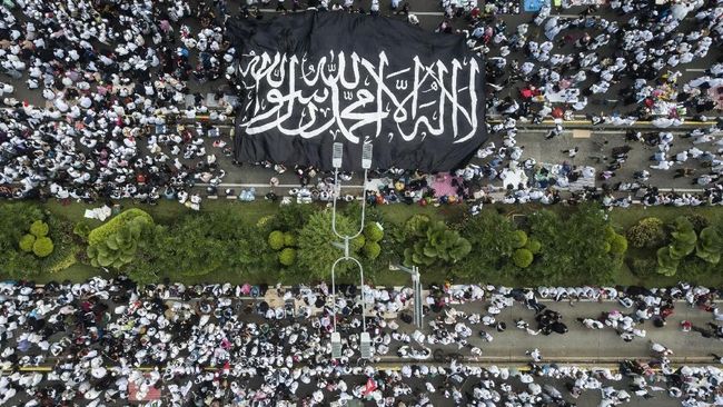 GNPF Kantongi Izin Reuni 212, Rizieq Pesan Putihkan Jakarta