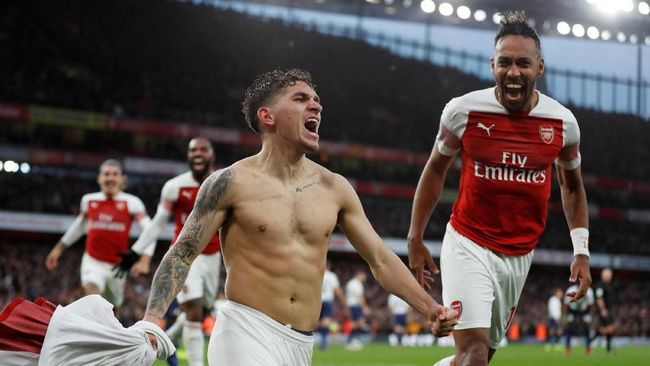 640 Gambar gambar selebrasi pemain arsenal Terkini