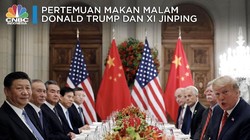 Ketika Donald Trump dan Xi Jinping Makan Malam